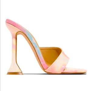 Slip in Mule tie dye sandal